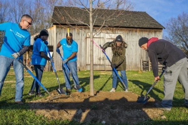 Conner Prairie and Duke Energy Advance Sustainability Mission with Tree Planting at the Museum