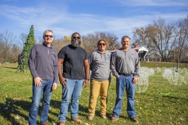 Iconic Reynolds Farm Equipment Lights at A Merry Prairie Holiday Get New Life