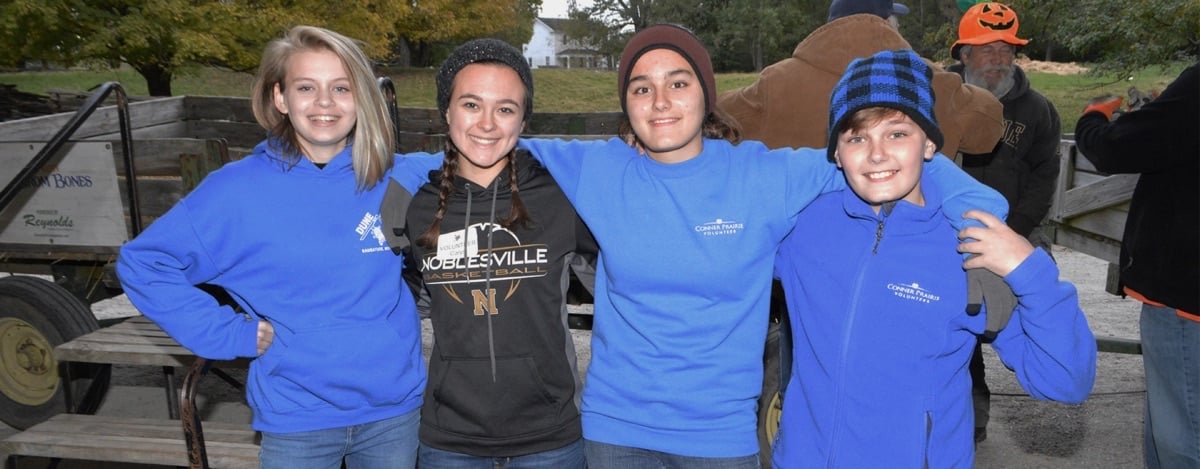 Largest group of youth volunteers in Conner Prairie’s history set to serve starting March 27, first day of museum’s 2018 outdoor season