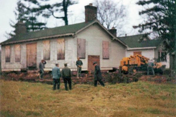 Original reconstruction of the Campbell House