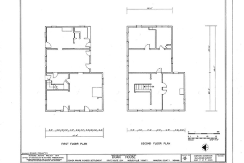 Simple floorplan of the Golden Eagle Inn